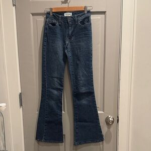 RSQ Low Rise Blue Denim Flare Jeans